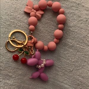 Pink and Purple Kids Accessory Bag Charm